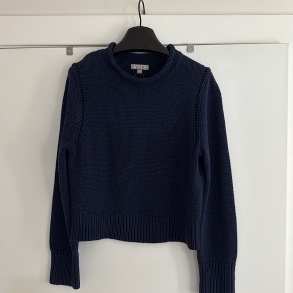 J Crew Heritage Cotton Rollneck sweater- NWT (size M) - Picture 4 of 6